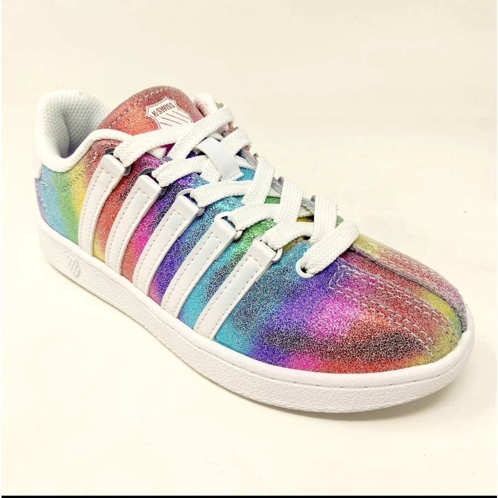 🗣️Kswiss rainbow/white vn sneakers 💖